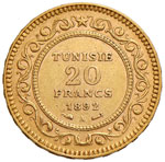 TUNISIA Protettorato francese - 20 Franchi ... 