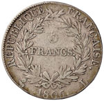 FRANCIA Napoleone (1804-1814) 5 Franchi 1806 ... 