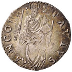 Paolo IV (1555-1559) Ancona - Giulio - Munt. ... 