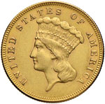 USA 3 Dollari 1874 - Fr. ... 