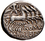 Baebia - M. Baebius - Denario (137 a.C.) ... 