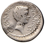 Antonio e Ottaviano - Denario (41 a.C.) ... 