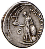 Cesare (+ 44 a.C.) Denario (44 a.C.) Testa ... 