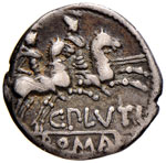Plutia - C. Plutius - Denario (121 a.C.) ... 