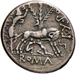 Pompeia - Sex. Pompeius Fostlus - Denario ... 