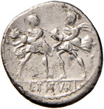 Tituria - L. Titurius - Denario (89 a.C.) ... 