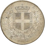 Vittorio Emanuele II (1861-1878) 5 Lire 1876 ... 