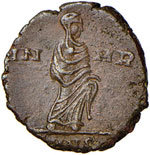 Costantino (307-337) Follis (Costantinopoli ... 
