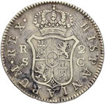 SPAGNA Carlo III (1759-1788) 2 Reales 1778 S ... 