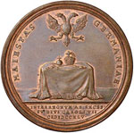 AUSTRIA Medaglia 1745 ... 
