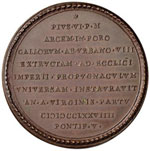 Pio VI (1775-1779) Medaglia 1779 – AE (g ... 