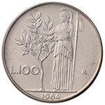 Repubblica italiana - 100 Lire 1964 - AC ... 