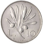 Repubblica italiana - 10 Lire 1950 - IT ... 