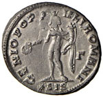 Galerio (293-305) Follis (Siscia) Testa ... 