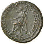 Adriano (117-138) Dupondio - Busto a d. - R/ ... 