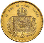BRASILE Pedro II (1831-1889) 20.000 Reis ... 