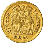 Teodosio I (379-395) Solido (Mediolanum) ... 
