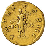 Adriano (117-138) Aureo - Busto laureato a ... 