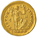 Onorio (395-423) Solido (Sirmium) - Busto ... 