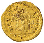 Anastasio (491-518) Tremisse - Busto a d. - ... 