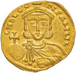 Leone III (717-741) Tremisse - Busto di ... 