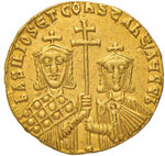 Basilio I (867-886) Solido – Cristo in ... 