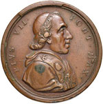 Medaglia 1805 il papa ... 