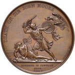 Medaglia 1809 morte di Sir John Moore a ... 