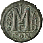 Giustiniano I (527-565) Follis A. XIIII - ... 