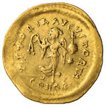 Giustiniano I (527-565) Tremisse - Busto a ... 