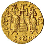 Costantino IV (668-685) Solido - Busto ... 