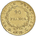 FRANCIA Napoleone (1804-1814) 20 Franchi A. ... 