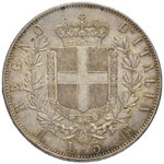 Vittorio Emanuele II (1861-1878) 5 Lire 1869 ... 