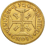 BRASILE Joao V (1706-1750) 4.000 Reis 1724 R ... 