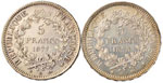 FRANCIA - 5 Franchi 1873 e 1877 - AG Lotto ... 