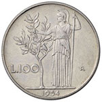 Repubblica italiana (1946-) 100 Lire 1954 ... 