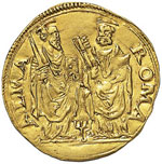 Leone X (1503-1513) Ducato – Munt. 5 AU (g ... 