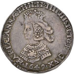 MILANO Filippo IV (1621-1665) Mezzo filippo ... 