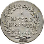 SVIZZERA Ticino Mezzo franco 1835 - KM 8 AG ... 