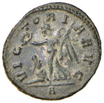 Aureliano (270-275) Denario - Busto laureato ... 