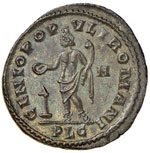Massimiano (283-305) Follis (Lugdunum) Busto ... 
