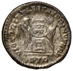 Costantino (307-331) Follis (Treviri) Busto ... 