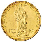 Pio XI (1922-1939) 100 Lire 1930 - Pag. 613 ... 