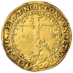 FERRARA Ercole II (1534-1559) Scudo d’oro ... 