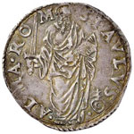 Paolo IV (1555-1559) Giulio – Munt. 12 AG ... 