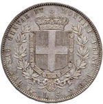 Vittorio Emanuele II (1849-1861) 5 Lire 1858 ... 