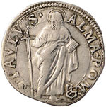 Paolo V (1605-1621) Grosso 1615 A. XI - ... 