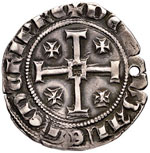 CIPRO Pietro I (1359-1369) Grosso - Schl. ... 