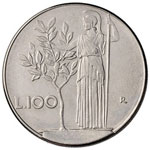 Repubblica italiana (1946-) Errori 100 Lire ... 