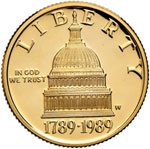 USA 5 Dollari 1989 - Fr. ... 